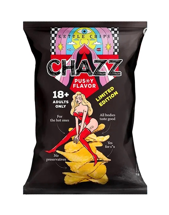 Patatine chips gusto Pussy - Chazz 90g.